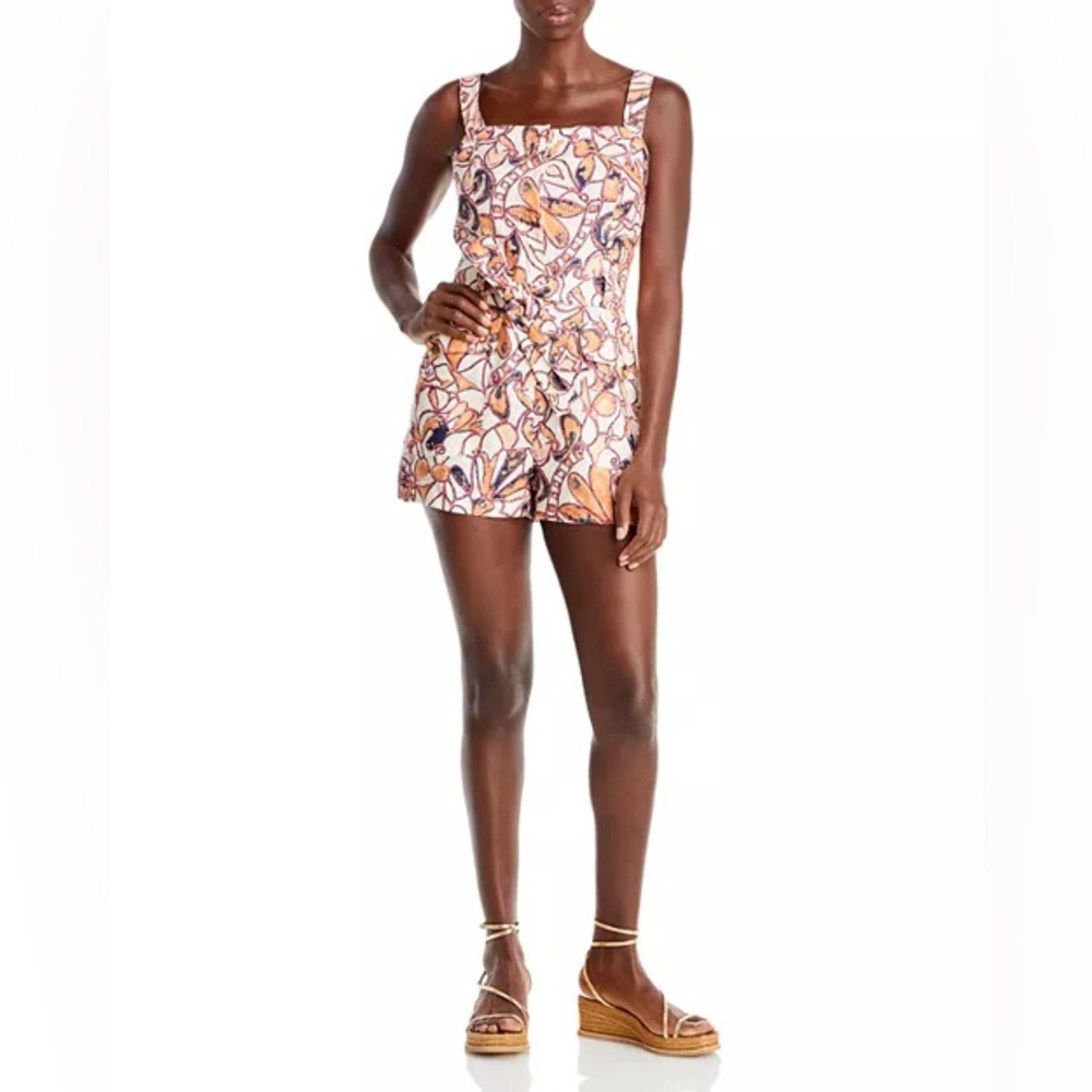 A.L.C. Multicolor Abstract Romper - Picture 7 of 13